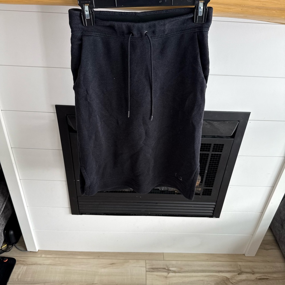 Black Nike Drawstring Skirt